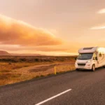 depositphotos 651914400 stock photo motorhome camper van road trip